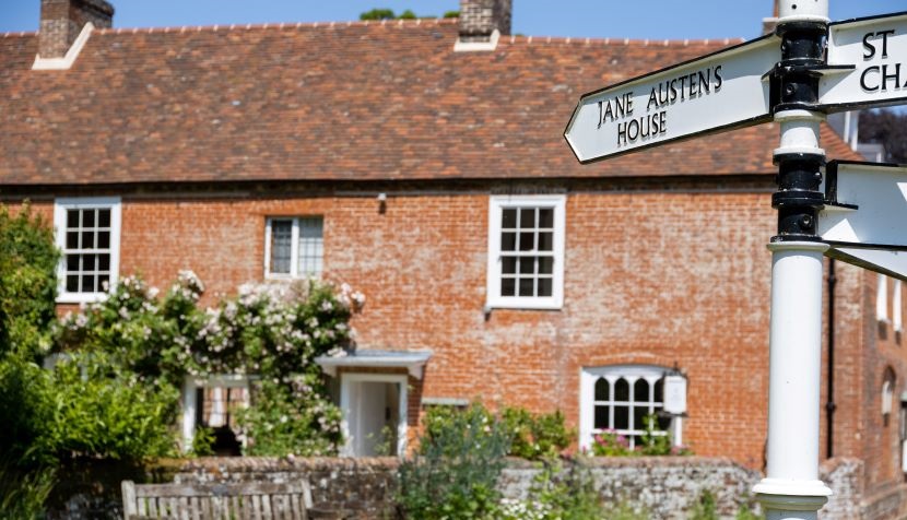 Jane Austen's House in summer